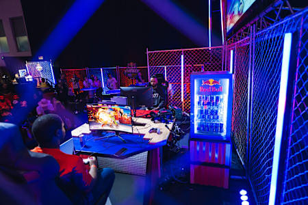 Sunny Sahota defeats JabhiM at Red Bull Kumite South Africa Qualifier at Cape Town International Convention Centre during Comic Con, Cape Town, South Africa on April 28, 2024.