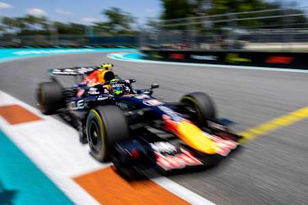 Isack Hadjar en action lors du Grand Prix de Miami 2026 de Formule 1.