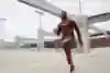 Elijah Hall trains in Los Angeles, CA, USA on June 1, 2023. 