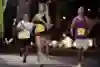 Athletes push their limits at the 2025 Wings For Life World Run App Run in Taipei, Taiwan, as they run on the night-time adventure through city streets