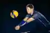Yuji Nishida performs amazing volleyball skills in Osaka, Japan on November 22, 2024.