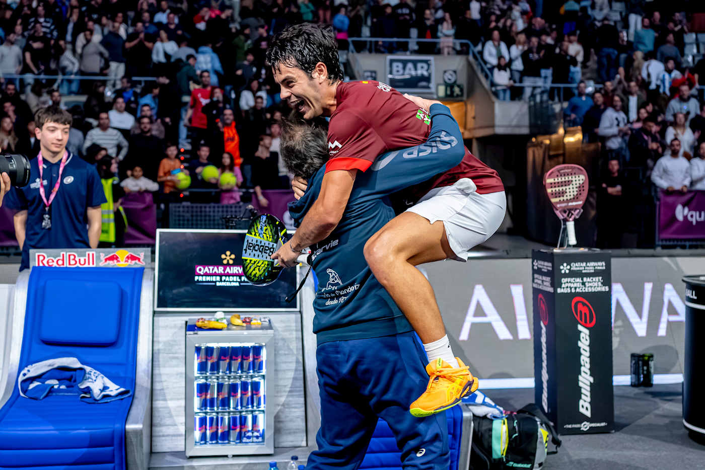 Ο Jorge Nieto και ο Jon Sanz στον τελικό Premier Padel 2024 στη Βαρκελώνη