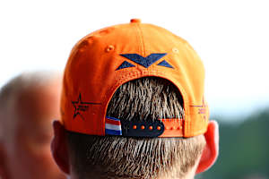 Max Verstappen of the Netherlands and Oracle Red Bull Racing looks on in the garage prior to the F1 Grand Prix of Belgium at Circuit de Spa-Francorchamps on July 30, 2023 in Spa, Belgium. 