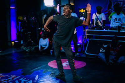 Owadde as seen during Red Bull Dance Your Style in Nairobi, Kenya on November 4, 2022.  