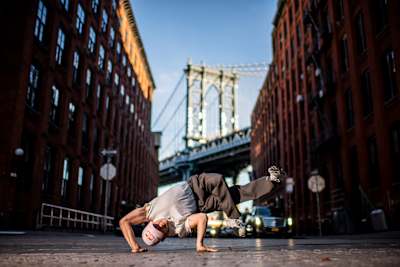 B-boy Phil Wizard from Canada poses for a portrait prior to the Red Bull BC One World Final in New York, USA on November 8th, 2022.