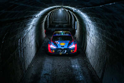 Ott Tänak seen during the World Rally Championship Japan in Toyota City, Japan on November 11, 2022. 