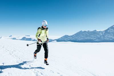 Fernanda Maciel é vista durante o projeto 7 Summits na Antártica em 20 de dezembro de 2022.