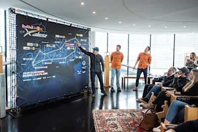 Red Bull X-Alps 2023 Route Announcement press conference on March 15, 2023, at Hangar-7, Austria.
© zooom