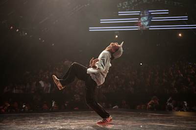 THE D Soraki performing at Red Bull Dance Your Style.