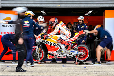 フランスGP決勝スタートに備えるマルク・マルケス