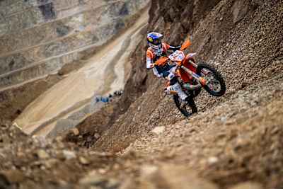 Manuel Lettenbichler seen during the Red Bull Erzbergrodeo 2023 in Eisenerz, Austria on June 9, 2023