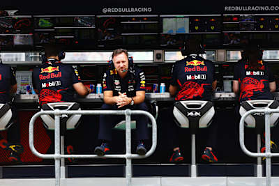Christian Horner, Director del equipo y CEO, del Oracle Red Bull Racing.