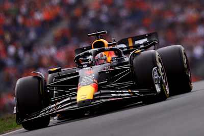 Max Verstappen of Oracle Red Bull Racing at the Dutch Grand Prix on August 27, 2023.