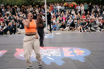 Tevin Not Kevin & Mpululu perform in the finals at Red Bull Dance Your Style in Stockholm, Sweden on August 26, 2023. 