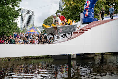 Participants perform during Red Bull Stalen Ros in The Hague, The Netherlands on September 30, 2023.