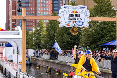 Participants are seen during Red Bull Stalen Ros 2023, The Hague, The Netherlands on September 30, 2023