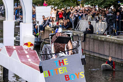 Participants are seen during Red Bull Stalen Ros 2023, The Hague, The Netherlands on September 30, 2023