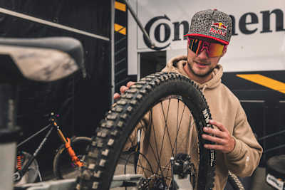 Matt Jones at the Red Bull Mountain Bike Performance Camp in Machynlleth Mai 2023, Wales
