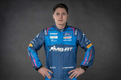 Adrien Fourmaux of France poses for a portrait during the first stop of World Rally Championship in Monte Carlo, Monaco on January 18, 2023. 