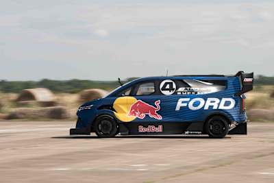 Romain Dumas in the Ford Supervan 4.2