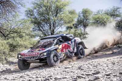Carlos Sainz durante la etapa 13 del Rally Dakar 2018 de San Juan a Córdoba, Argentina, el 19 de enero de 2018. 