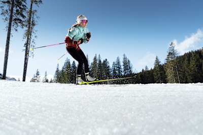 Marketa Davidová am 2. Januar 2023 in Pokljuka, Slowenien.