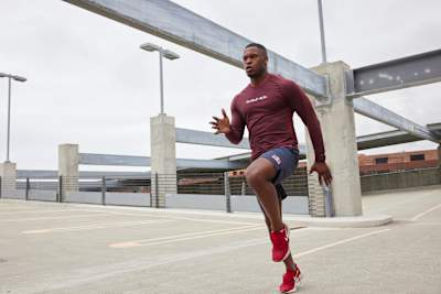 Elijah Hall trains in Los Angeles, CA, USA on June 1, 2023. 