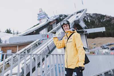 Skispringer Andreas Wellinger vor dem Start der 72. Vierschanzentournee in Oberstdorf.