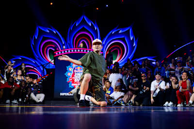 MT Pop of Vietnam competes at Red Bull Dance Your Style World Final at NSCI in Mumbai, India on November 9, 2024. 
