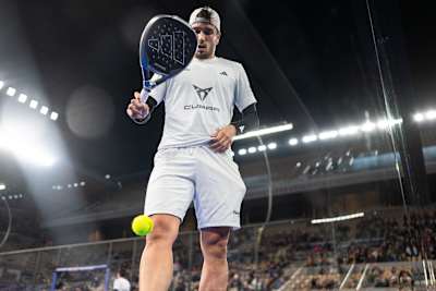 Alejandro Galan of Spain competes during the Greenweez Paris Major, at Roland-Garros stadium in Paris, France on October 04, 2024. 
