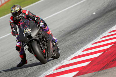 Jorge Martin at the Barcelona MotoGP test on November 19, 2024.