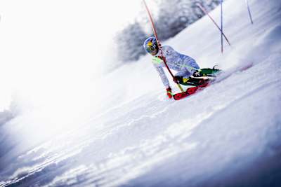 Lucas Braathen am 17. Dezember 2023 in Hinterreit, Österreich.