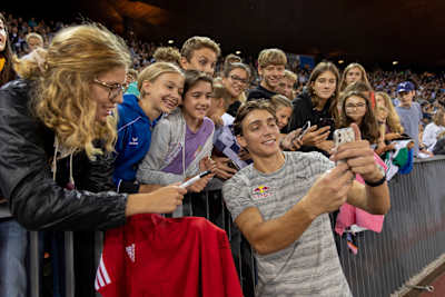 Armand Duplantis seen at Weltklasse Zurich IAAF Diamond League, Zurich on September 8, 2022