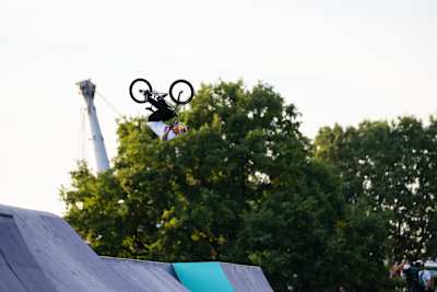 Kieran Reilly performs at the European Championships on August 13 in Munich, Germany.