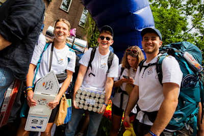 Teams at the Starting Point of Red Bull Can You Make it? in Amsterdam, The Netherlands 2024