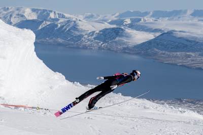 Ryoyu Kobayashi of Japan seen in Akureyri, Iceland on April, 23, 2024