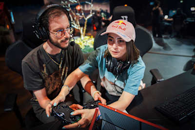 Sabaku and Kurolily at Red Bull Levels presents Elden Ring 2024 in Berlin.