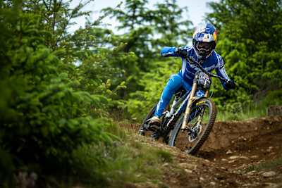 Ronan Dunne competes at Red Bull Hardline 2024 Dinas Mawddwy, Wales, United Kingdom