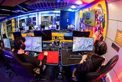 Competitors perform during Red Bull Campus Clutch National Final in Auckland, New Zealand on September 22, 2023.