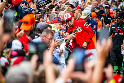 Augusto Fernández en el Red Bull Ring durante el fin de semana de MotoGP en Spielberg, Austria, el 18 de agosto de 2024.