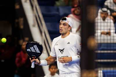 2024 spielt Alejandro Galán Padel bei einem Major-Event in Katar.