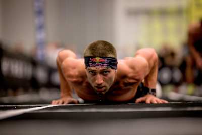 Jake Dearden competes at HYROX in Cape Town, South Africa, on September 21, 2024. 
