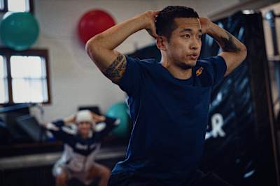 B-Boy Hong 10 training at Breaker Summit, Austria in 2024