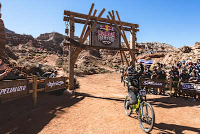Robin Goomes wins Red Bull Rampage in Virgin, Utah, USA on 17 October, 2025. 
