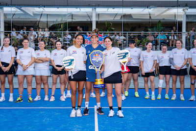 Champions trophy presentation at the Red Bull Padel Dash World Final 2025 in Sevilla