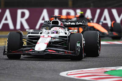 Max Verstappen of the Netherlands driving the (1) Oracle Red Bull Racing RB21 on track during the F1 Grand Prix of Japan at Suzuka Circuit on April 06, 2025 in Suzuka, Japan. 