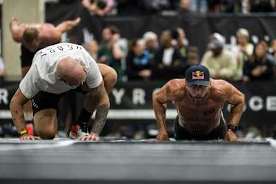 Alexander Roncevic competes in Men’s Elite 15 at the Hyrox World Championship in Chicago, USA on June 12, 2025.