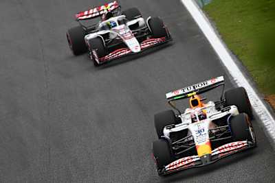 Liam Lawson i Oliver Bearman podczas Grand Prix Brazylii F1, 2025 r.