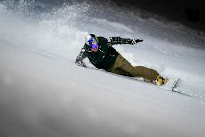 Benjamin Karl performs at Arlberg, Austria on November 25, 2021.