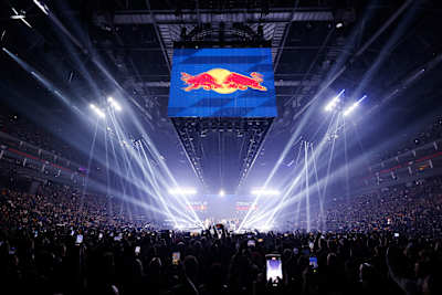 The stage during F1 75 Live at The O2 Arena on February 18, 2025 in London, England.